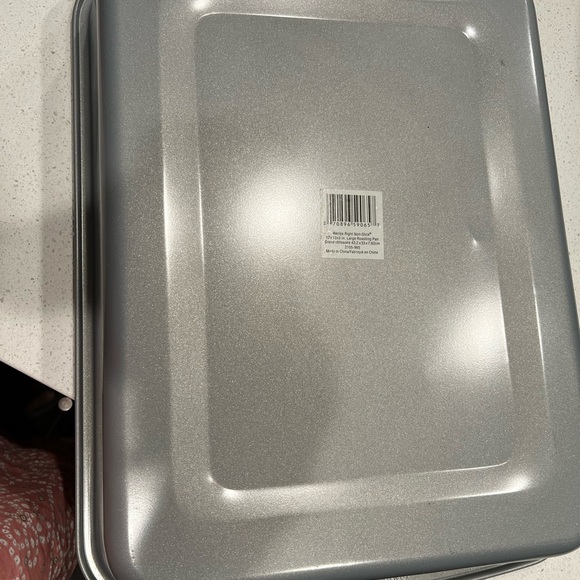 Wilton Recipe RightGrey NonstickLarge Roasting Baking Kitchen Pan 17 x 13 Inch - Picture 2 of 5